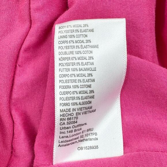 Anthropologie Maeve Twist Front Sweatshirt Small Pink Rose Preppy Modern - Picture 11 of 14